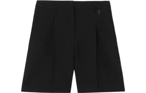 Burberry Casual Shorts Women's Black Moderate