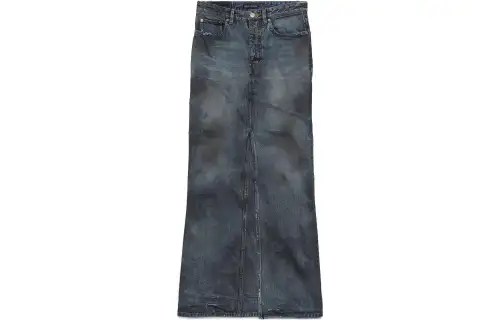 Balenciaga Maxi Skirt Light Blue
