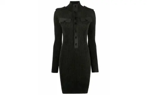 Bottega Veneta Long Sleeved Dress Women's Green