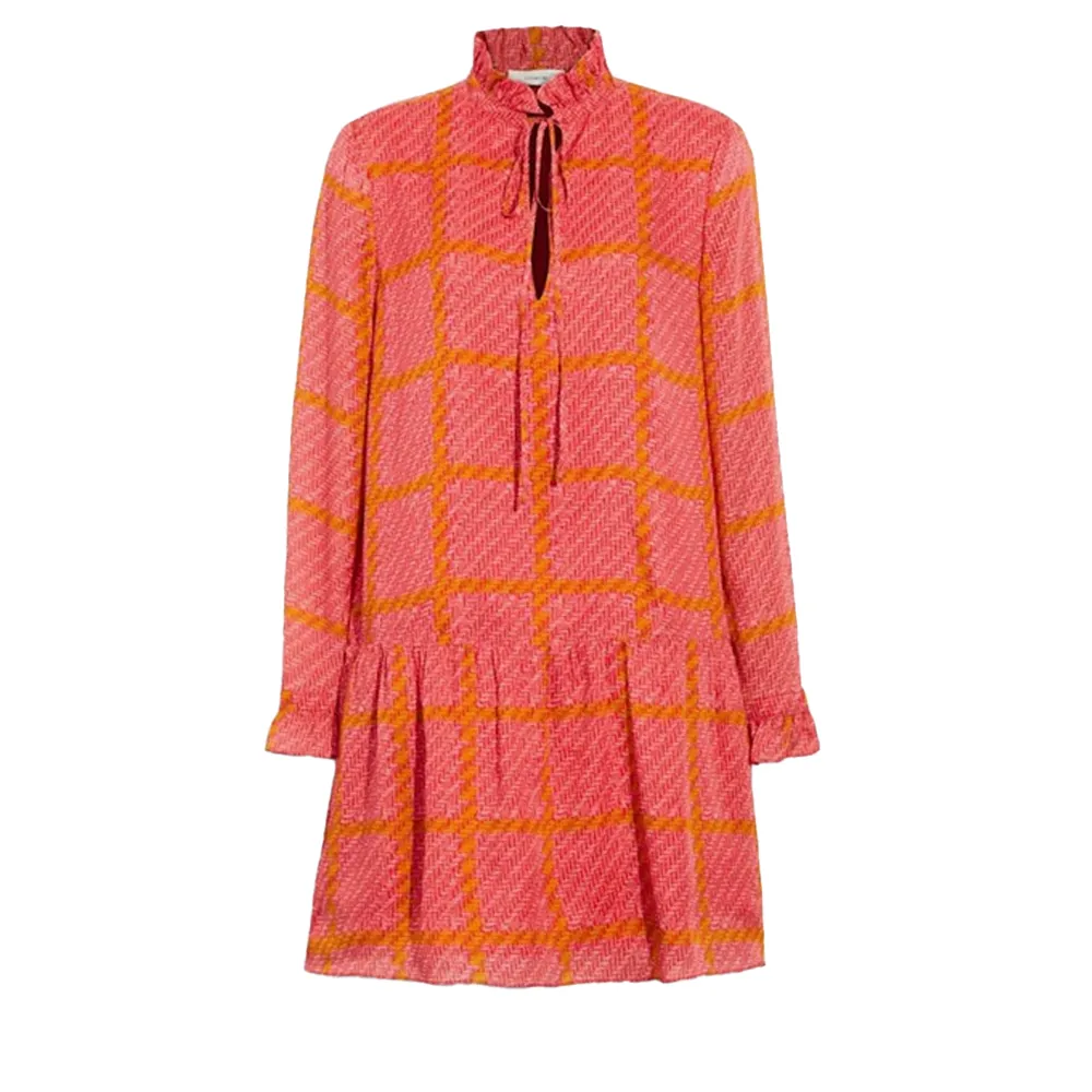 COACH Long Sleeved Dress Women's Orange