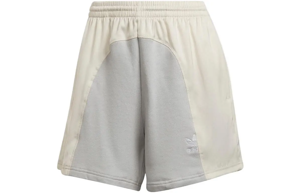 Adidas Originals Casual Shorts Women's Magic White Moderate Straight Fit Pants