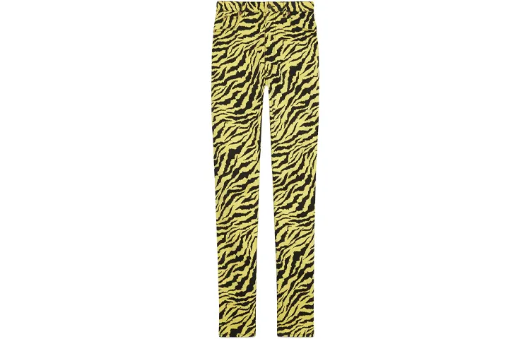 GUCCI Jeans Women's Yellow Moderate Slim Fit Pants