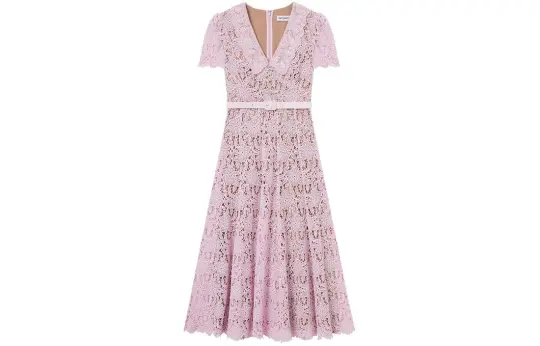 Self-portrait Guipure Midi Dress