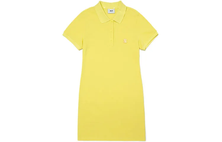 MLB Short Sleeved Dress Women's Yellow