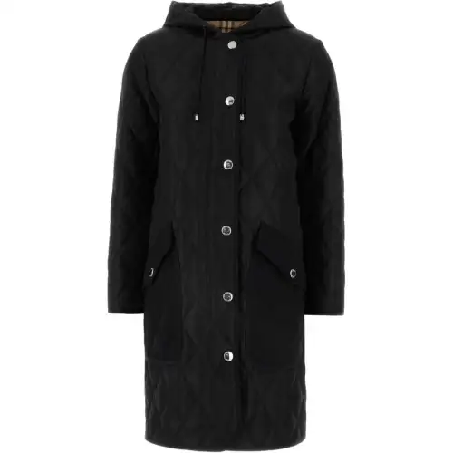 Burberry Quilted Hooded Jacket