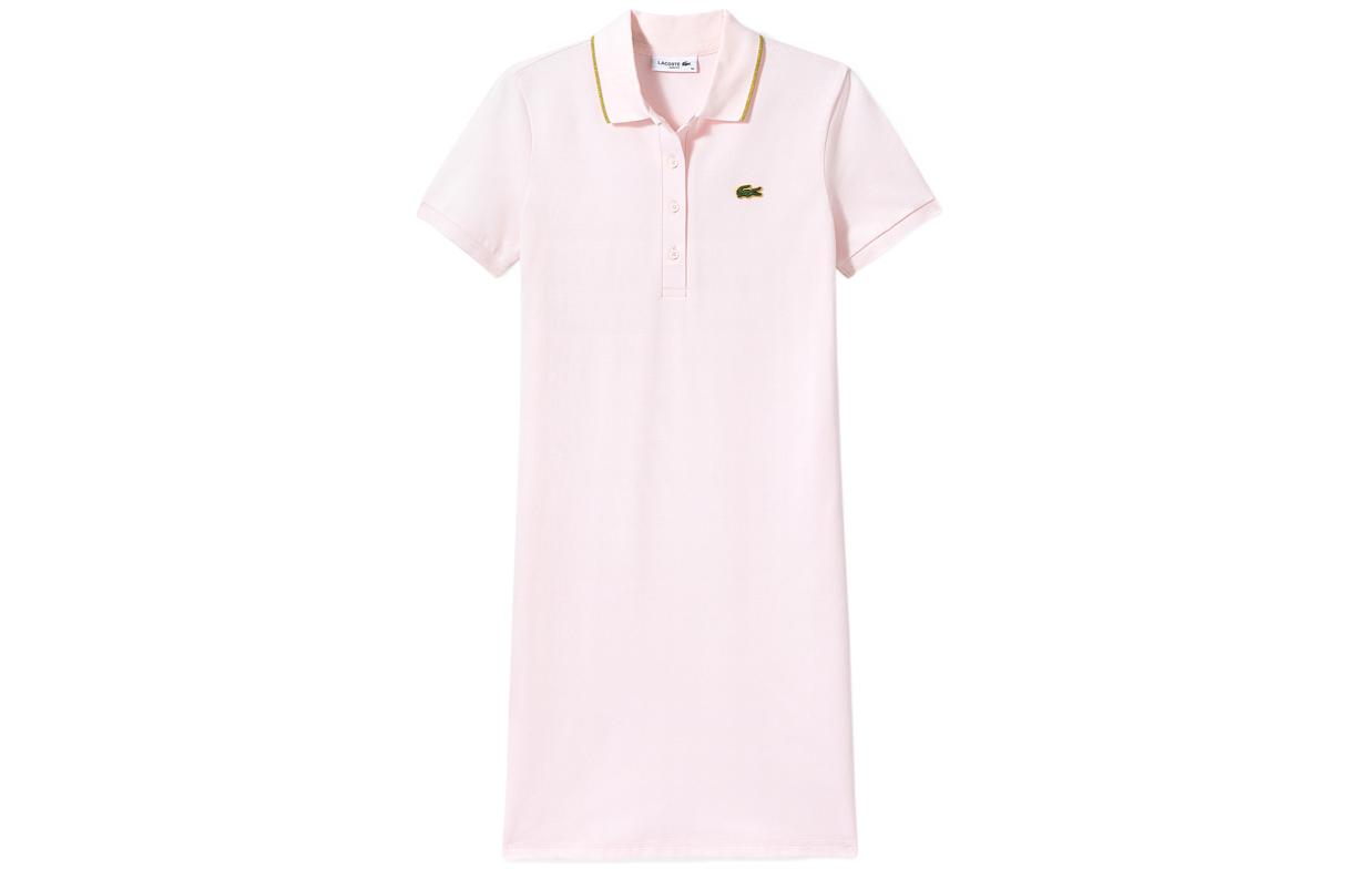 Женское платье LACOSTE LACOSTE SS22 polo (розовый)