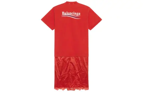 Balenciaga T Shirt Slip Dress 'Cardired/White/Blue'