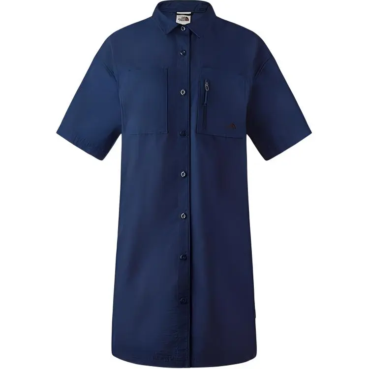 THE NORTH FACE CAMP UTILITY Short Sleeved Dress Women's Summit Blue