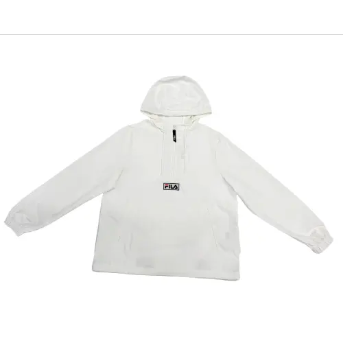 FILA Jackets Women's White Hooded Thin Soft Shell
