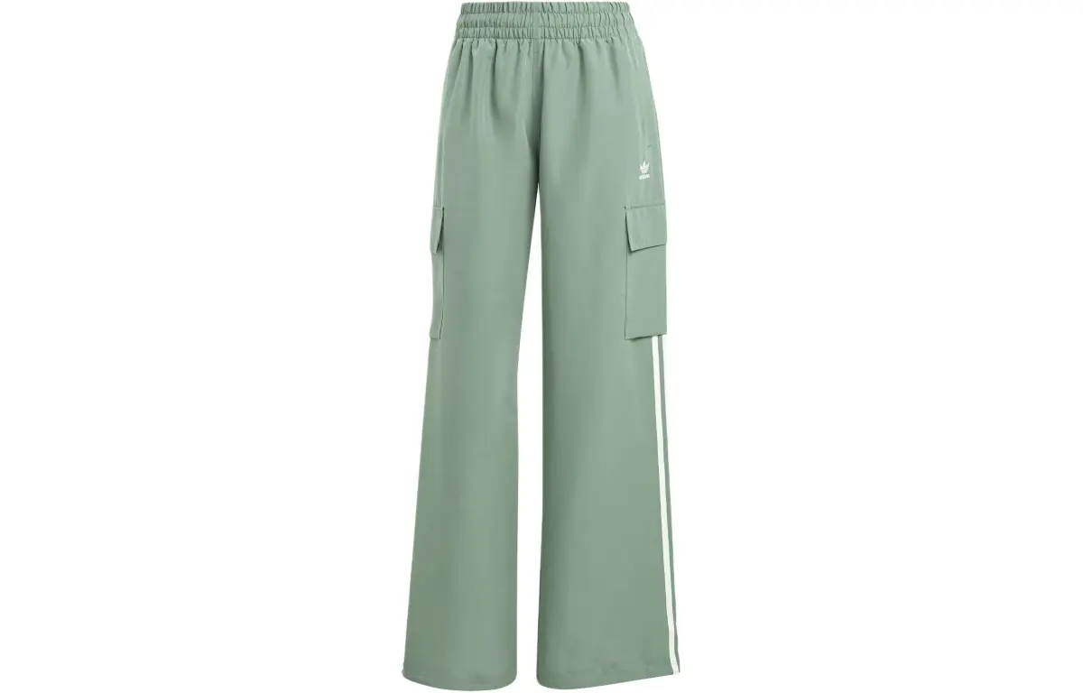 Adidas Originals Adicolor Cargo Pants Knitted Sweatpants Women's Trace Green