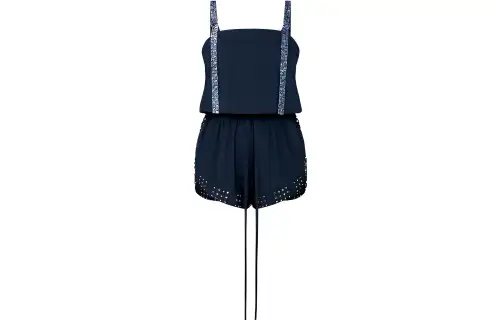 LOUIS VUITTON Clous Trim Playsuit