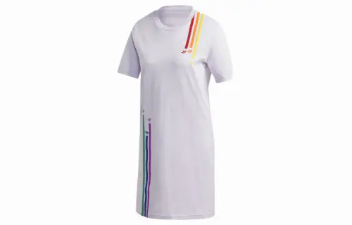 Adidas Originals Short Sleeved Dress Women's Light Purple