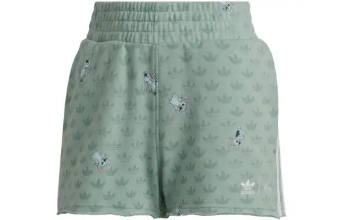 Adidas Originals X Disney Adidas Originals X Disney Casual Shorts Women's Light Green Moderate