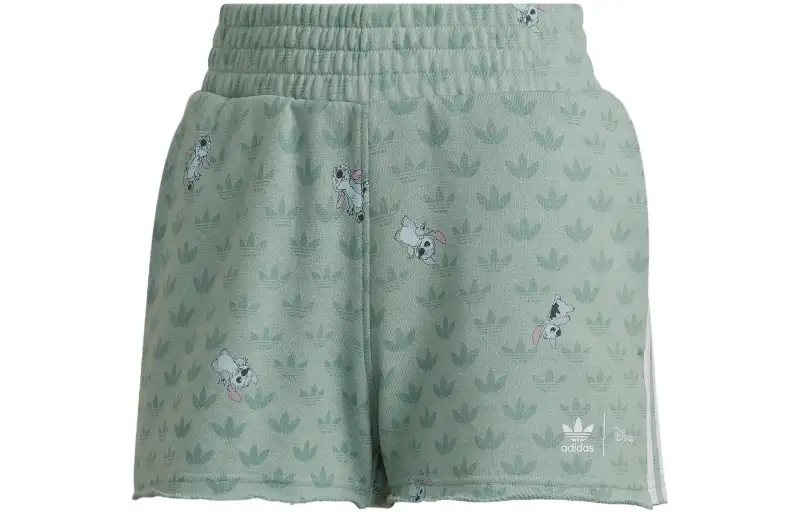 Adidas Originals X Disney Adidas Originals X Disney Casual Shorts Women's Light Green Moderate