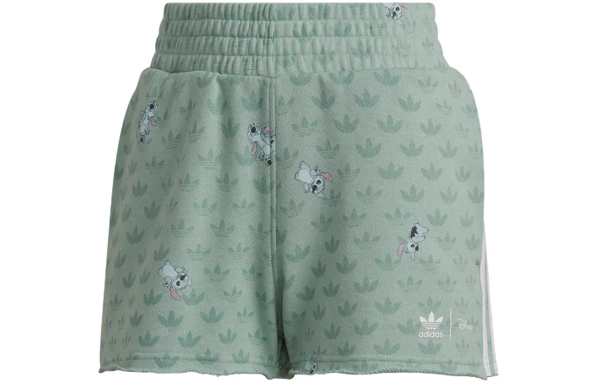 Adidas Originals X Disney Adidas Originals X Disney Casual Shorts Women's Light Green Moderate