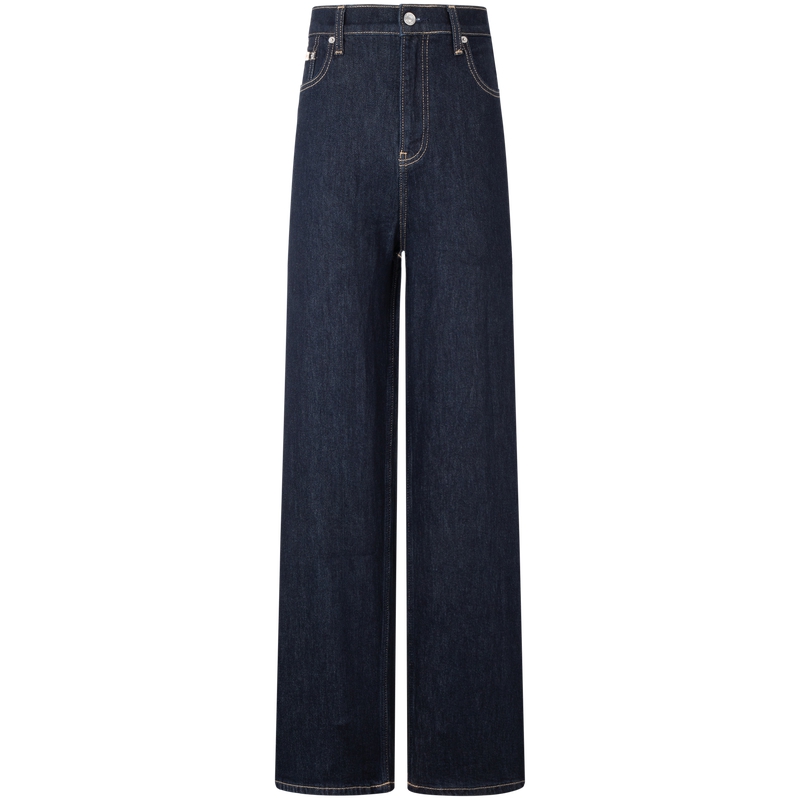 Женские джинсы CALVIN KLEIN SS25 (синие)