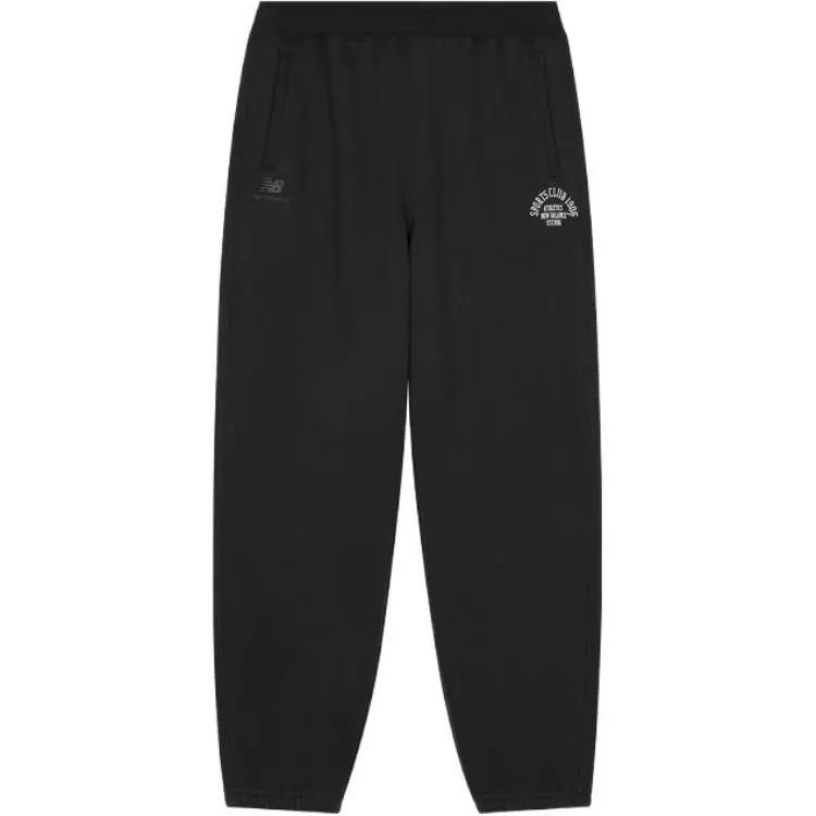 New Balance Knitted Sweatpants Women's Black Moderate Cuffed Pants