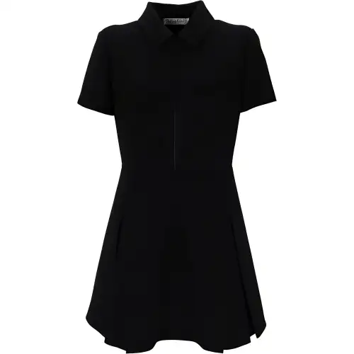 DIOR Short Sleeved Dress Women's Black