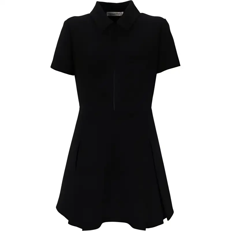 DIOR Short Sleeved Dress Women's Black