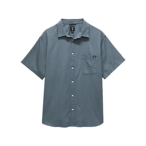 Vans Shirts Men's Blue Lapel Moderate Other