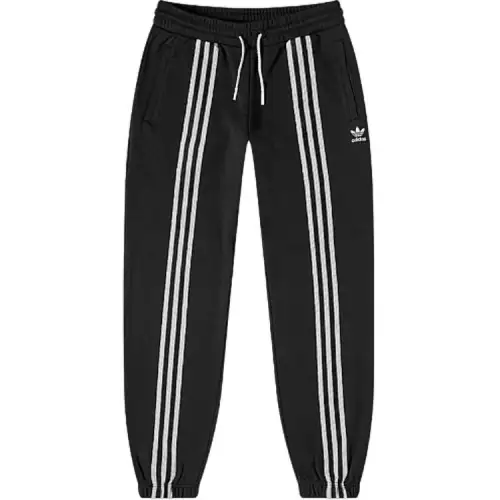 Adidas Originals 3 Stripes Knitted Sweatpants Women's Black