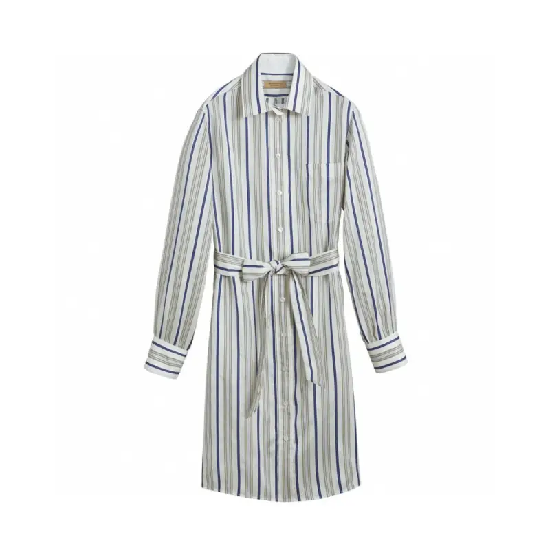 Burberry Long Sleeved Dress Women's White
