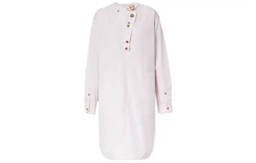 Burberry SS21 Long Sleeved Dress Women's Pink