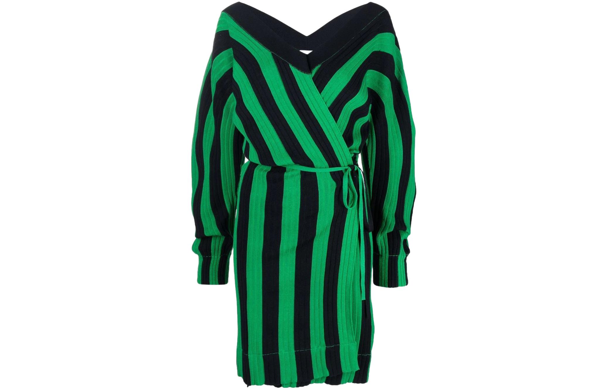 Bottega Veneta Striped Mini Dress