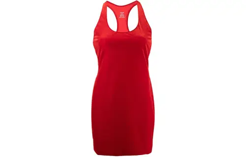 Vetements Velvet Open Back Mini Dress 'Red'
