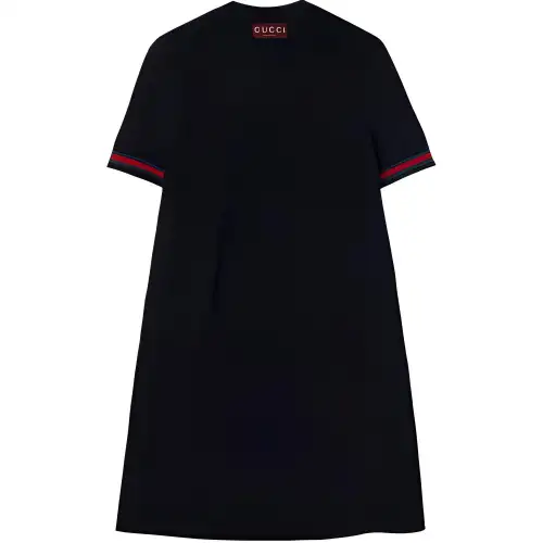 GUCCI Web Detailed Extra Fine Mini Dress