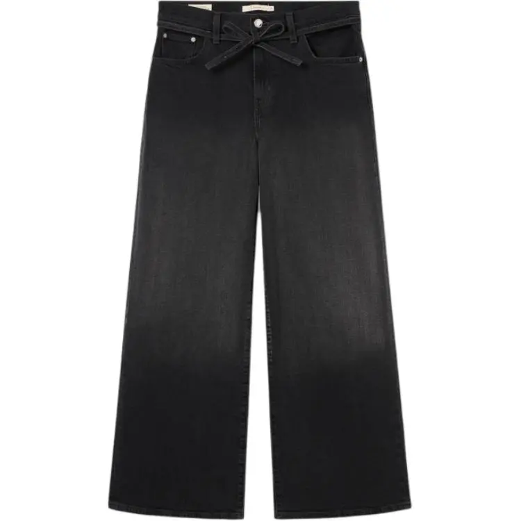 Levi's Jeans Women's Black Moderate Straight Fit Pants