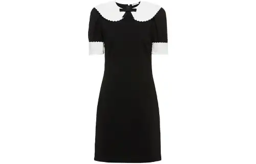 MIU MIU Short Sleeved Dress Women's Black