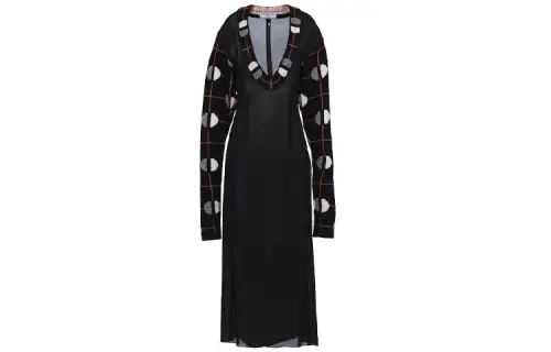 PRADA Long Sleeved Dress Women's Black