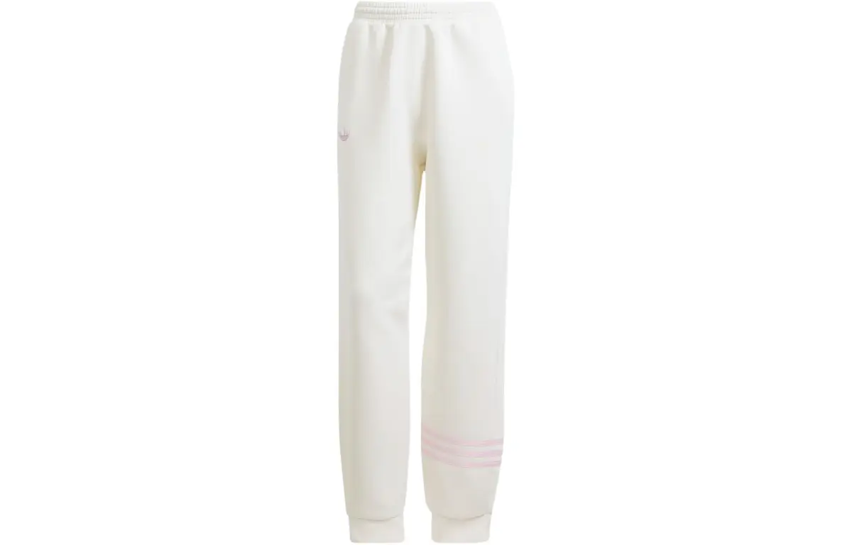Adidas Originals logo-embroidered three-stripe trousers