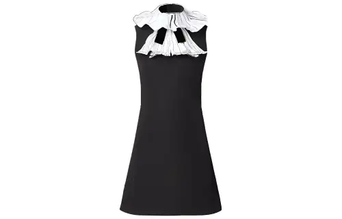 LOUIS VUITTON Sleeveless Dress Women's Black