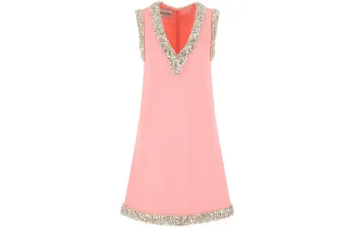 MIU MIU SS22 Sleeveless Dress Women's Pink