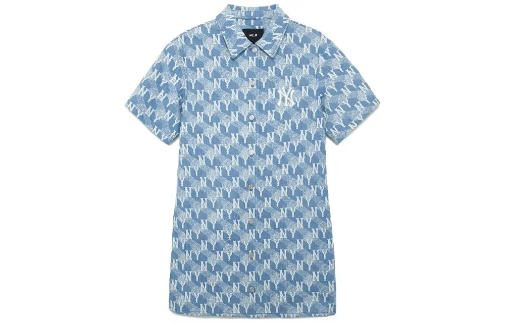 MLB Short Sleeved Dress Women's Light Sky Blue