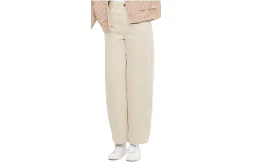 UNIQLO FW22 Wide Leg Pants Jeans Women's Light Beige