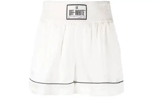 OFF-WHITE Casual Shorts Women's Ecru