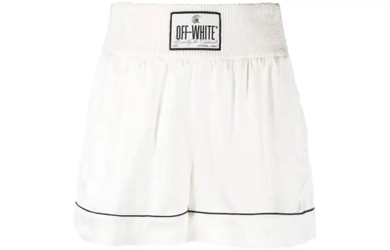 OFF-WHITE Casual Shorts Women's Ecru