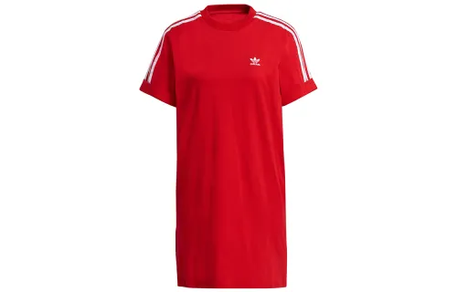 Adidas Originals Short Sleeved Dress Women's Light Scarlet