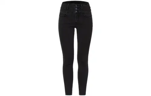 EVISU Jeans Women's Black Moderate Slim Fit Pants