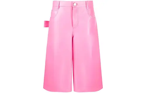 Bottega Veneta High Rise Wide Leg Shorts