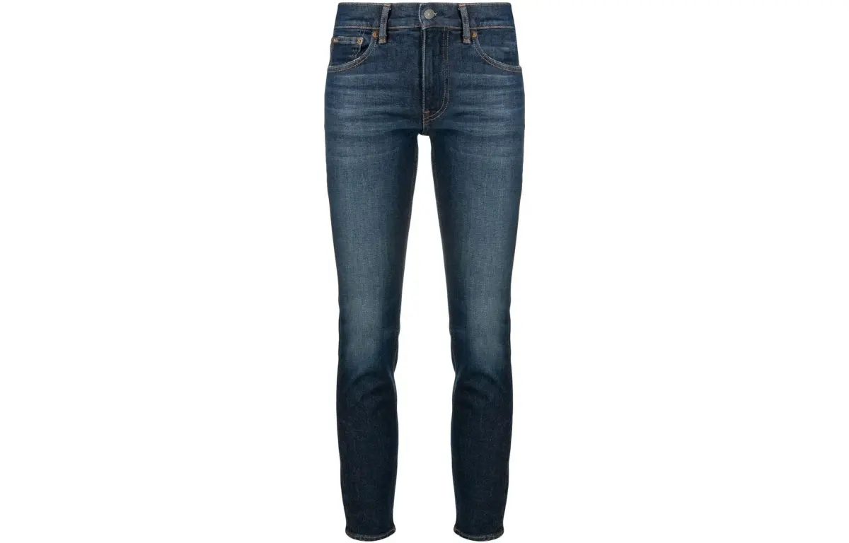 Polo Ralph Lauren Logo Patch Cropped Skinny Jeans