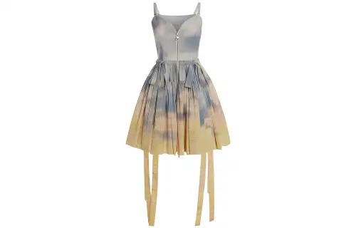 Alexander McQueen Sleeveless Dress Women's Yellow