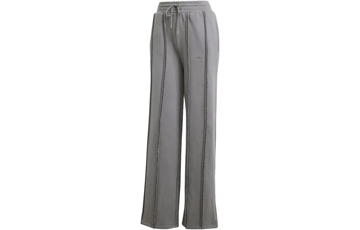 Adidas Originals DISTRESSED SWEAT PANTS Knitted Sweatpants Women's Gray
