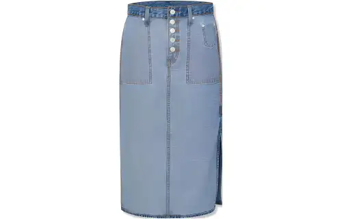 Levis Denim Long Skirt Women's Blue