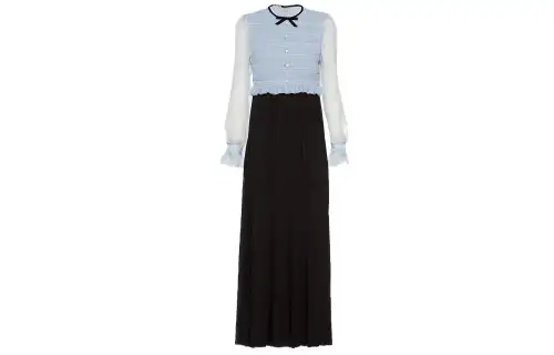 MIU MIU Dress Women's Blue Black