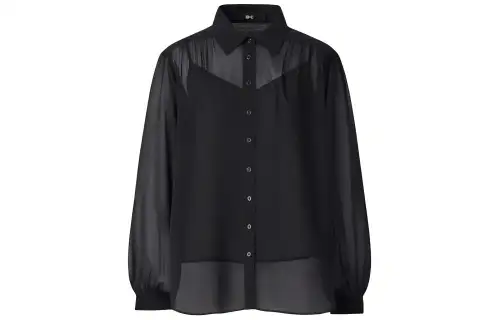 UNIQLO Shirt Matching Set Women's Black