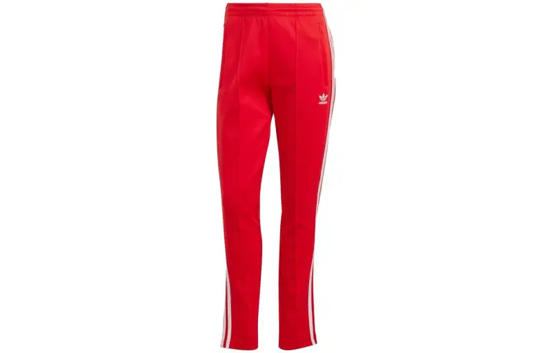 Adidas Originals SST Knitted Sweatpants Japan Version Women's Red